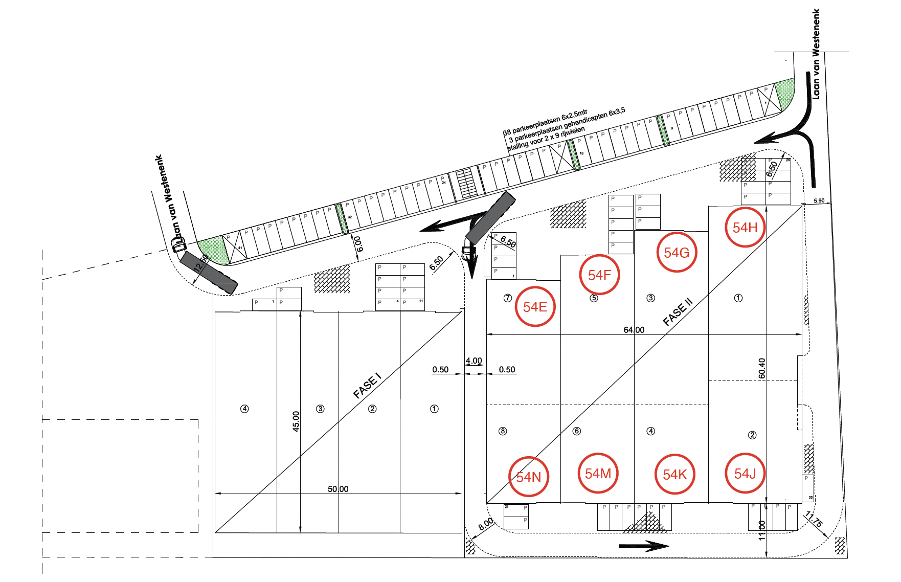 Laan van Westenenk – situatietekening